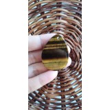Natural Tiger Eye Drop Pendant stone (with hole)