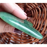 Green Nephrite Jade Facial Gua Sha ( Top Quality)