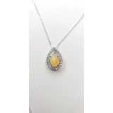 Ethiopian Opal 925 silver with chain