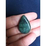 Nephrite jade drop shape
