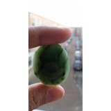 Green Nephrite Jade Oval Cab