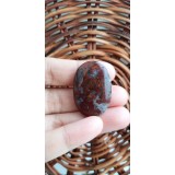 Red Moss Agate Oval Cabochon