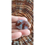 Red Moss Ogate Oval Cabochon