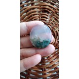 Moss Agate Oval Cabocbon