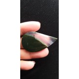 Green Moss Agate Drop