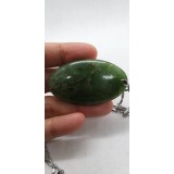 Green Nephrite Oval Jade Pendant
